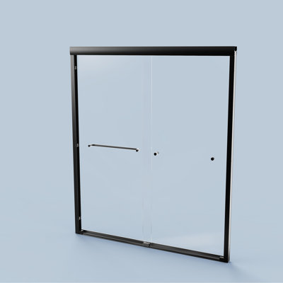 Semi-Frameless Double Sliding Shower Door