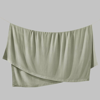 1 pièce pour lit double / grand, vert sauge