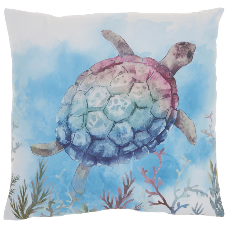  Housse de coussin d'extérieur carré Sea Turtle