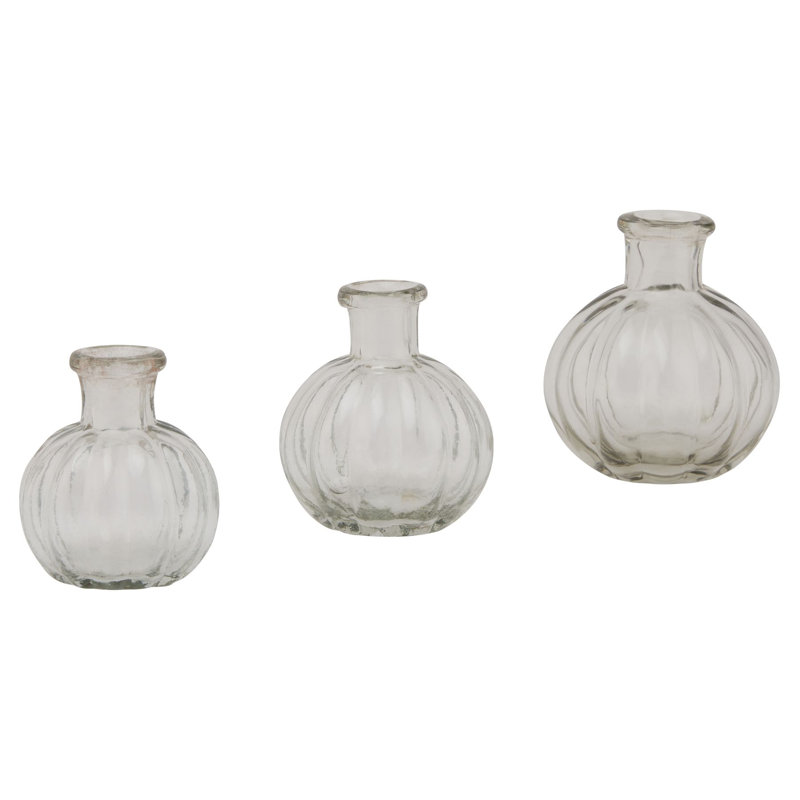 Catheline Handmade Glass Table Vase, 7cm H x 6cm W x 6cm D