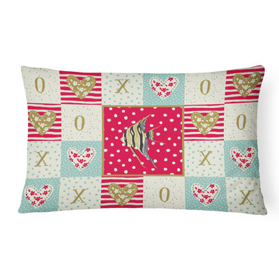  Coussin intérieur / extérieur Angelfish Love
