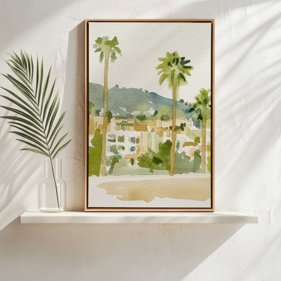 Desert Palms and Villas III Print