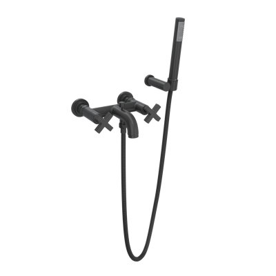 Lombardia Exposed Wall Mount Tub Filler