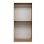Armoire traditionnelle en noyer Wesa, 70,9 po x 74,8 po x 20,5 po | 100% panneau de particules enduit de mélamine, épaisseur: 0,7 pouce | Solution de rangement spacieuse pour vêtements et accessoires, design élégant brun uni