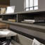 Kailani L-Shaped Metal Base Executive Desk