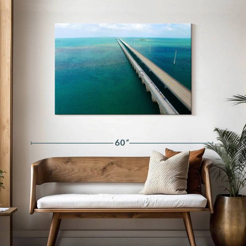 Lilie Seven Mile Bridge, Floride, H 30 po x l 45 po