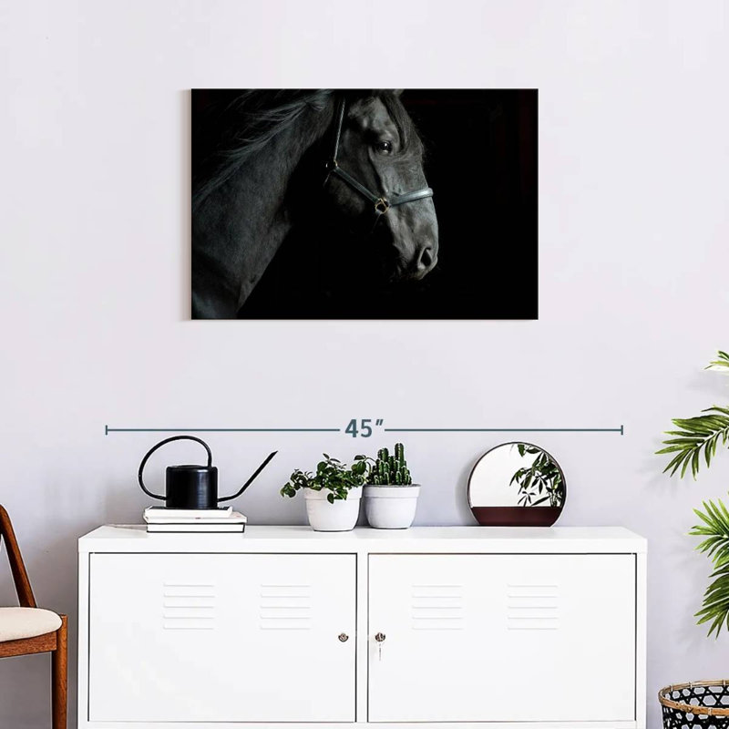 Brampt Horse Head, 20" H x 30" W