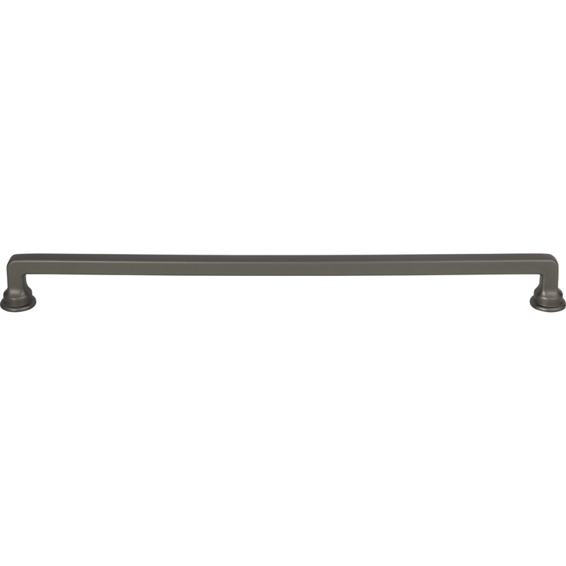 Polished Nickel 12" Bar Pull Handle with Mounting Hardware