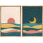 Desert Sun & Crescent Moon-92285577-92285578