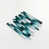 Silver/Teal