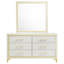 Commode 6 tiroirs avec miroir