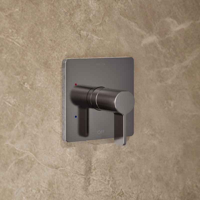 Parallel Shower Trim Set, Vibrant Titanium