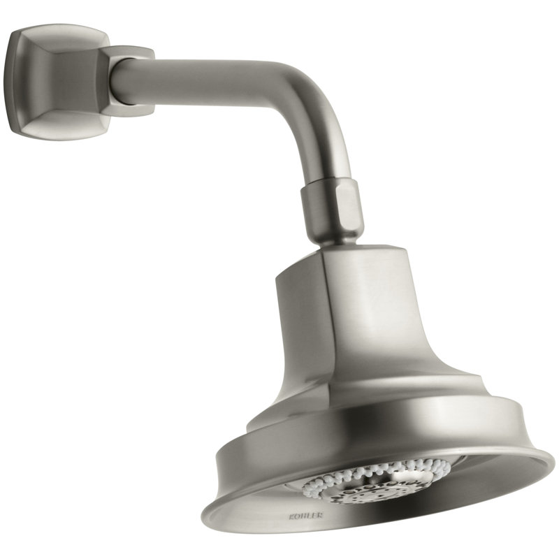 Margaux® 2.5 GPM Multifunction Wall-Mount Shower Head, Vibrant Brushed Nickel