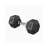 Superior Hex Dumbbell Set of 2 – 5-50 lb Options – PVC or Rubber Coated Hand Weights for Home Gym – Non-Slip, Anti-Roll Design – Cast Iron Core Strength Training Equipment for Men & Women – Black