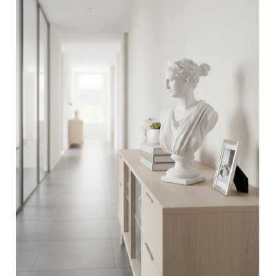 12.5" Greek Diana Statue - Classic Roman Bust Home Decor