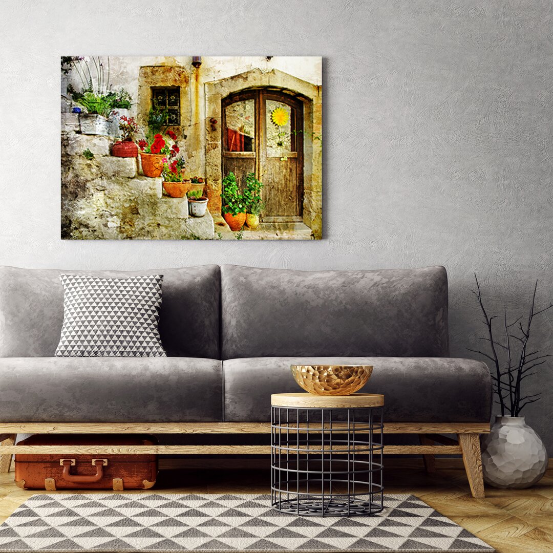 Leinwandbild Canvas Print, Cities And Beige Architecture