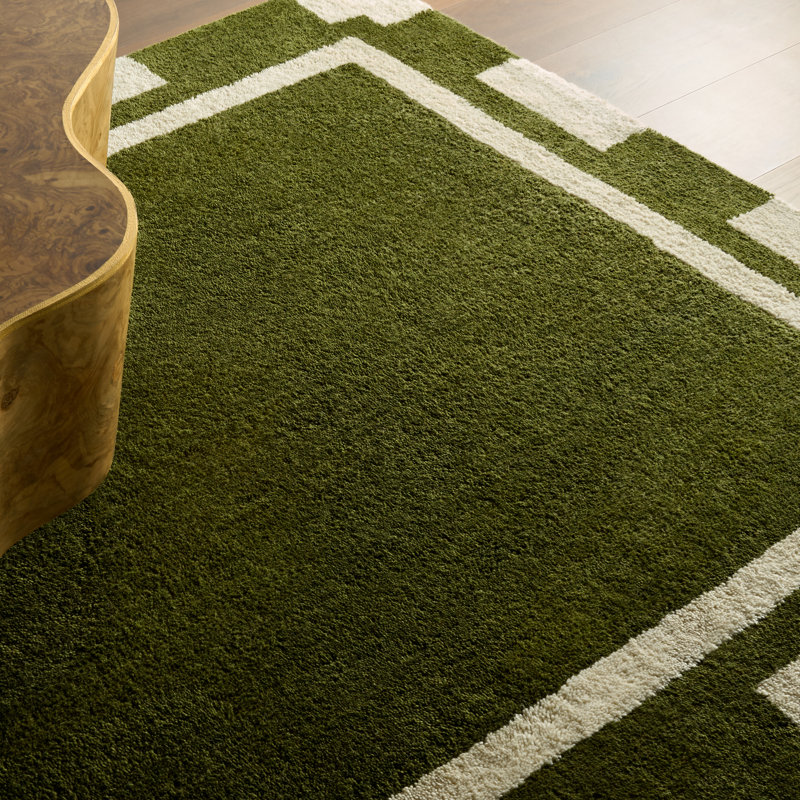 Orlina Bordered Rug, Rectangle 6' x 9'