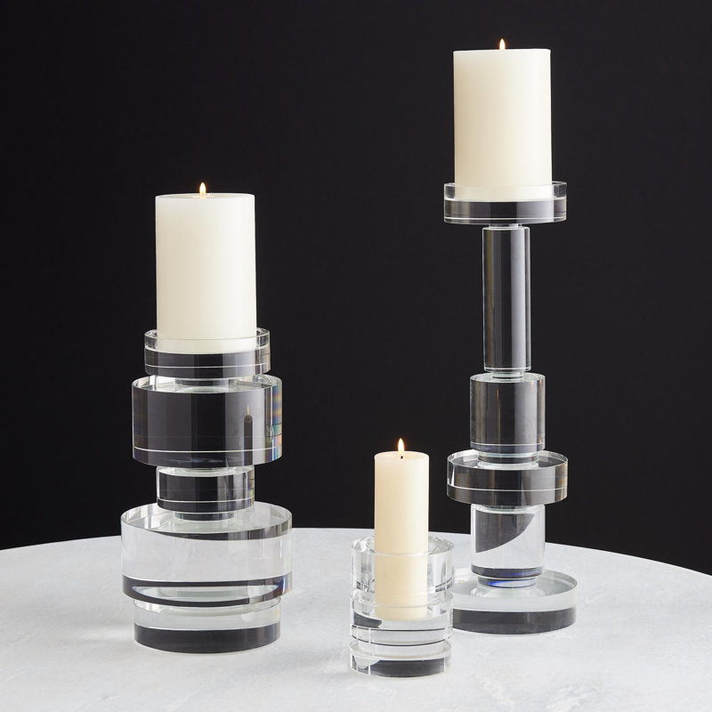Brilliant Round Pillar Holder-Sm