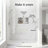 Titan Aluminum Composite 64" W x 48" D x 96" H 3-Piece Trimmable Shower Wall Panel Kit, Summit Ultra Honed-139956962