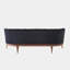 Canapé Channel Back - velours noir-636590694-636590695