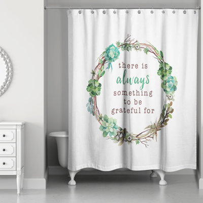 Rideau de douche simple en polyester Epsie