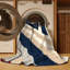 Tapis gris moderne et contemporain lavable à la machine Alexa-862517295