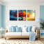 3 Piece Floater Frame Wall Art Set on Canvas