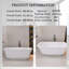 67" Freestanding Soaking Acrylic Bathtub