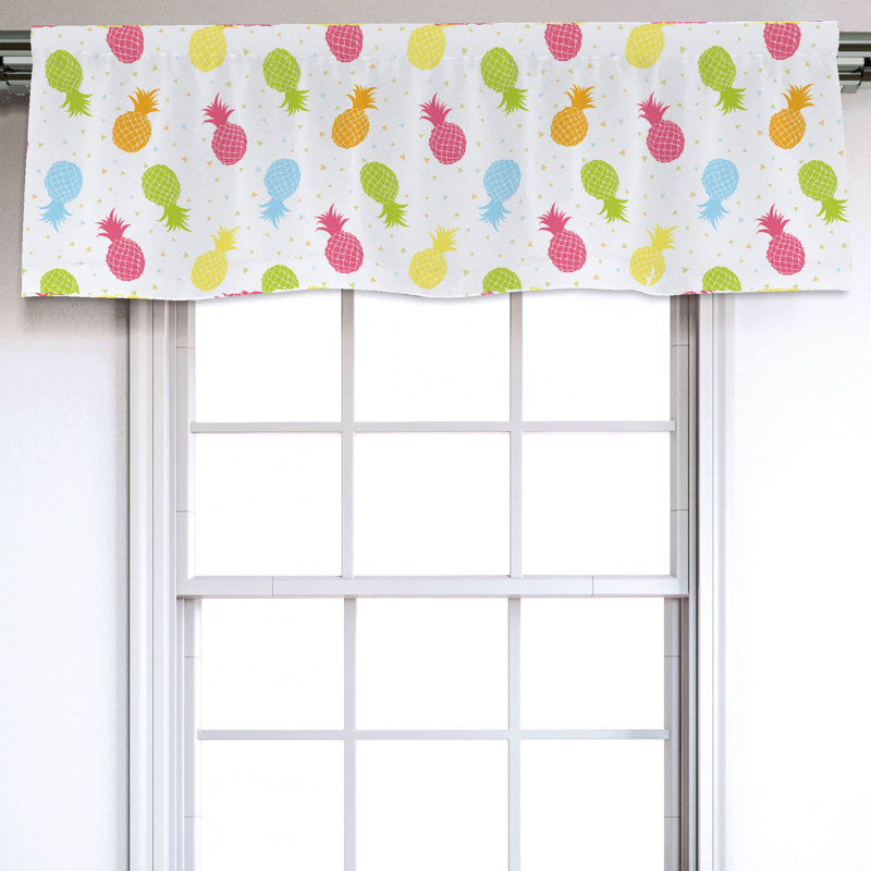 Sateen Ruffled Window Valance