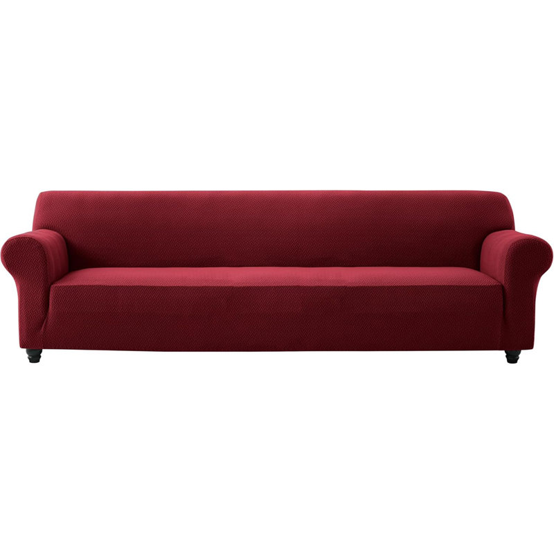 Aspire Homeware 4-Seater High Quality Stretchable Spandex Sofa Cover, Burgundy
