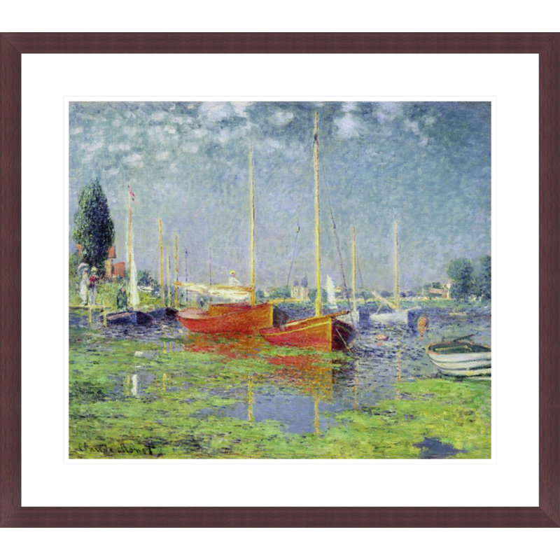 «Argenteuil» par Édouard Manet, impression giclée sur cadre, H 23,5 po x l 26,57 po