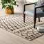 Clem Southwestern Handmade Tufted Wool Ivory/Brown Area Rug-395324471
