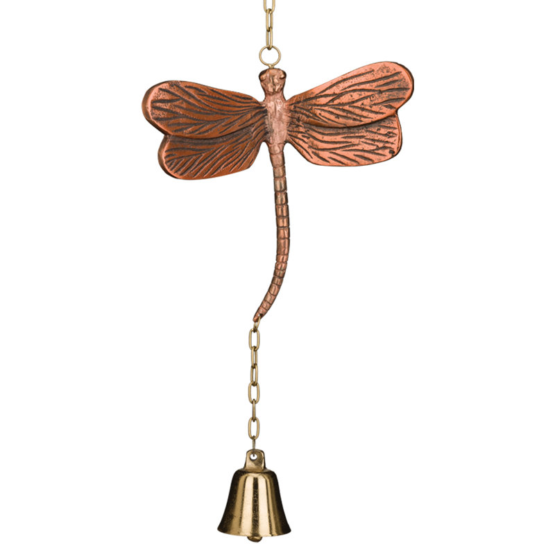 Cloche de jardin en fonte - Libellule