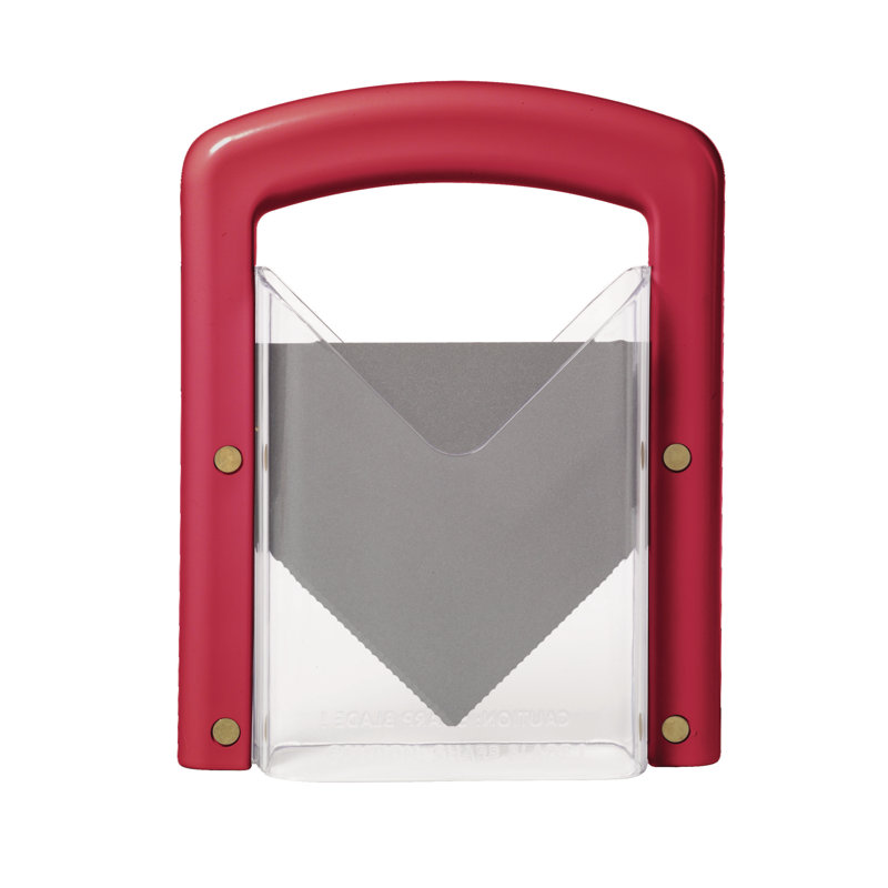Hoan The Original Bagel Guillotine Universal Slicer, Red
