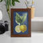 Xeden French Lemon On Navy II, reproduction d'art encadrée-1862702605-1862702598