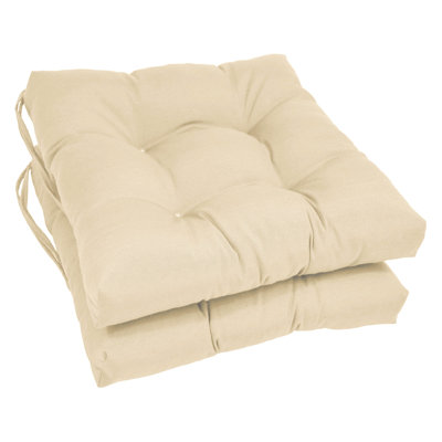 Coussins de chaise carrée en sergé de 16 pouces
