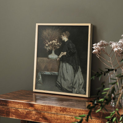 «Vintage Portrait Print V» sur papier
