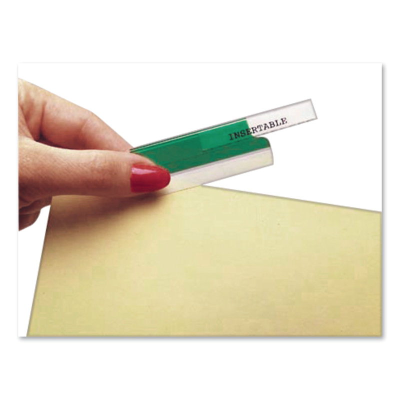Pattes auto-adhésives avec insertions imprimables blanches, 1 pouce, 25/paquet