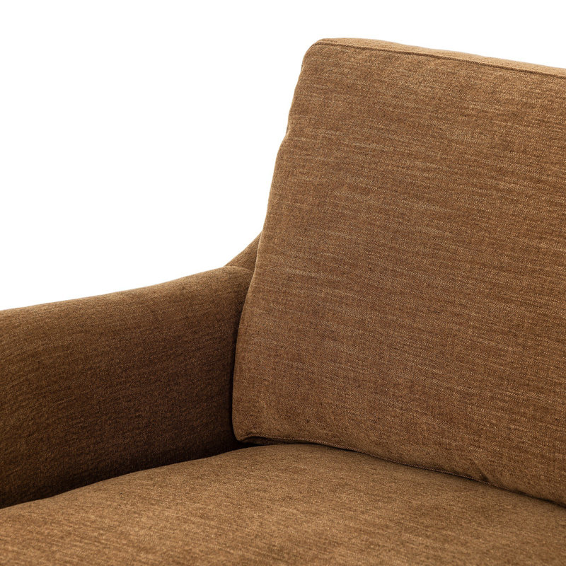 Lynne Sofa, Laughlin Ochre Polyester Blend
