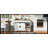 53.7" Farmhouse Kitchen Island With Power Outlet, 2 Sliding Barn Doors, Drop Leaf & Spice Rack, Rolling Kitchen Cart On Wheels For Kitchen & Dining Room, White-73851126