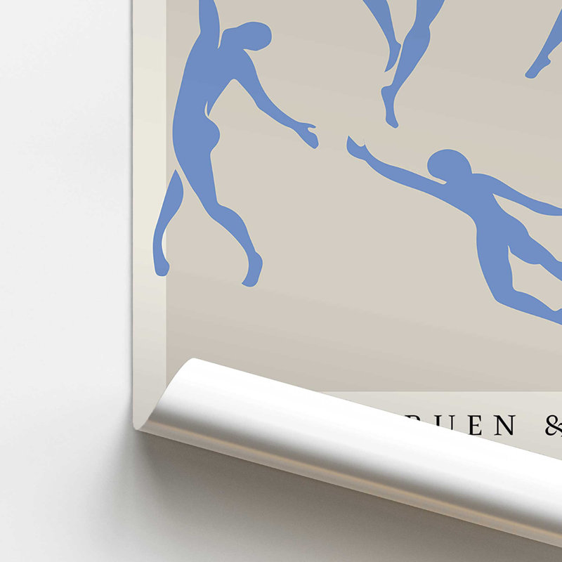 «La Danse in Blue Matisse», reproduction d'affiche, H 10 po x l 8 po x P 0,1 po, Ne s’applique pas