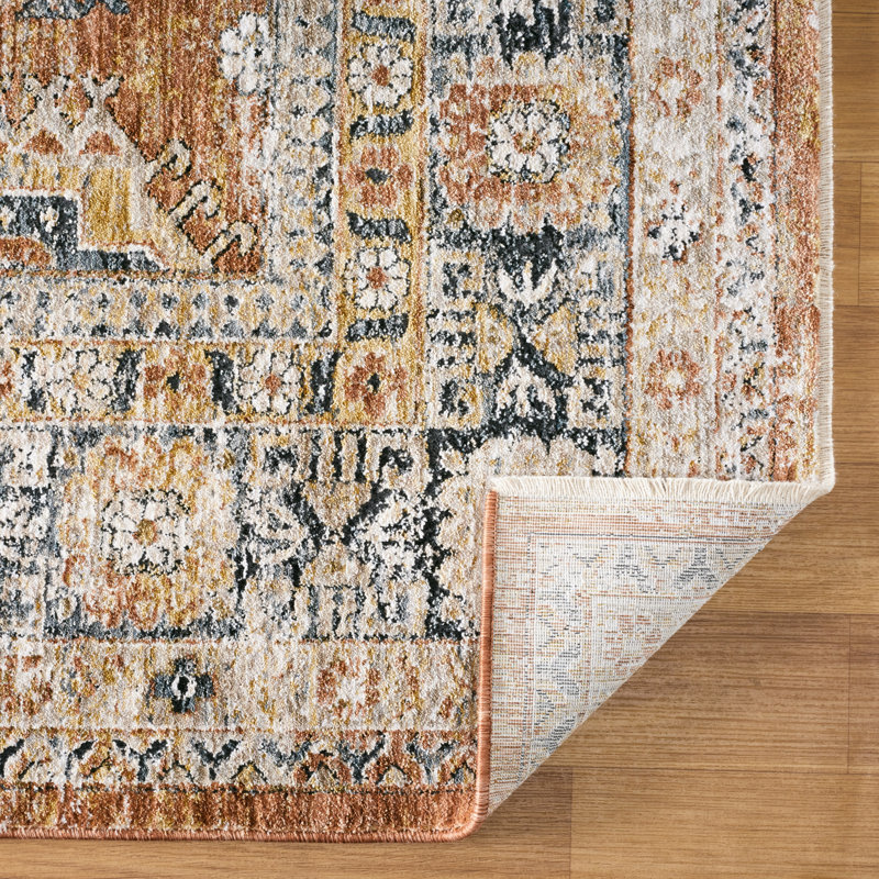 Tapis Ares Oushak, Rust, Tapis de couloir 2 pi 6 po x 8 pi