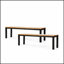 Banc moderne et minimaliste LindSEy avec une conception durable et polyvalente pour la maison et le bureau