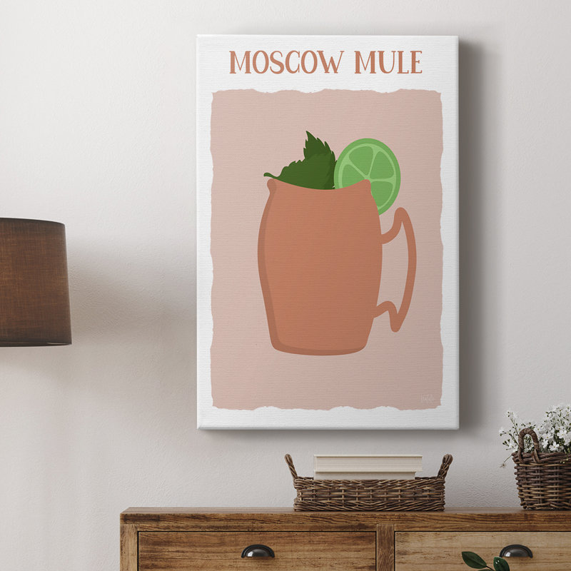 Moscow Mule -Custom Wrapped Gallery Cavas, 12" H x 8" W