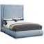 Lit plateforme tapissier en bois massif Prudhoe-88469393-88469395