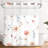 Jabrian Floral Shower Curtain with Liner Included