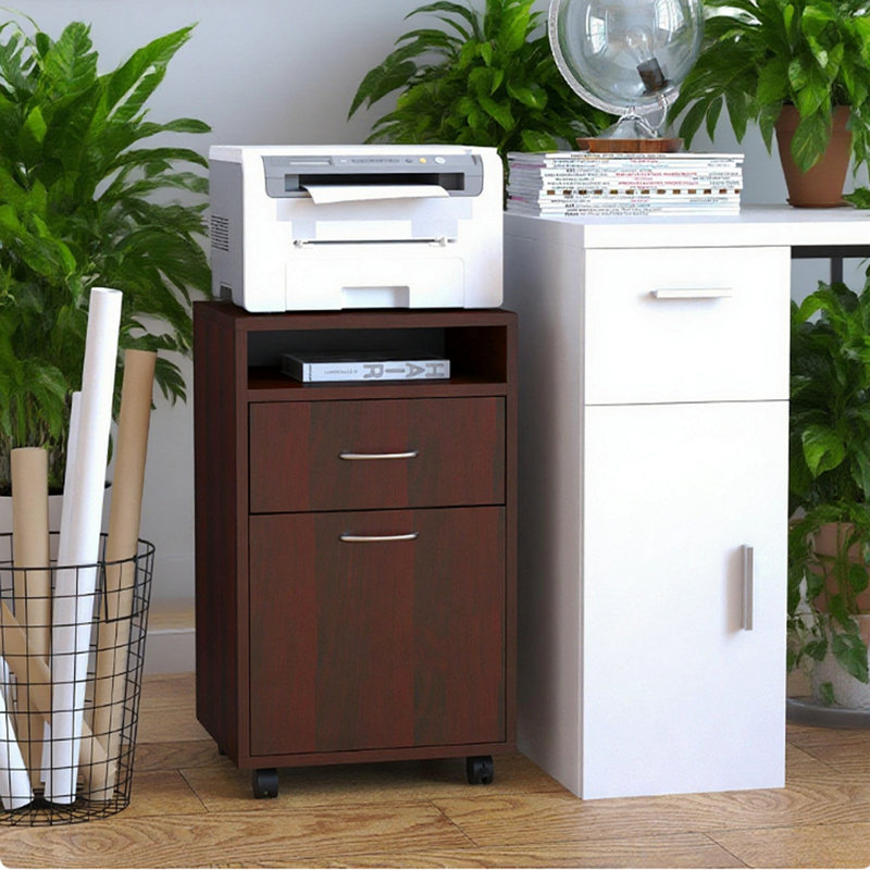 Organisateur de rangement mobile, Brun