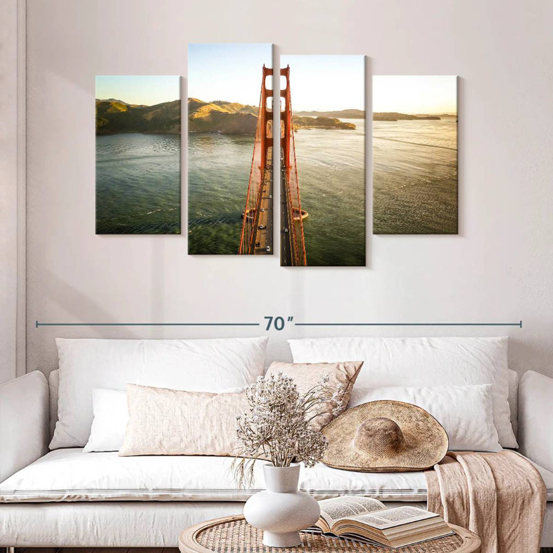 Lilie Golden Gate Bridge Horizon, 32'' H x 52'' W