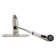 FlowCurve 8 in. Centerset 1-Handle Pull Out Sprayer Kitchen Faucet with Deckplate in Brushed Nickel