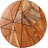 Teak Puzzle Stool - Round